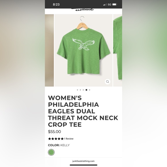 Women’s Philadelphia Eagles Dual Mock Neck - Picture 10 of 15